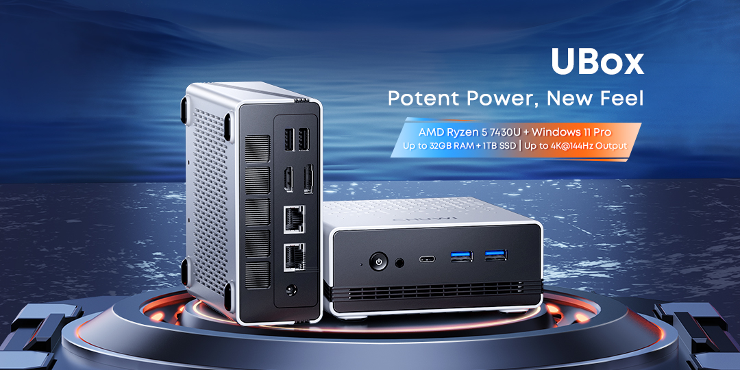 CHUWI Launches UBox Mini PC with AMD Ryzen 5 7430U