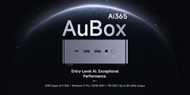 CHUWI Unleashes AuBox Ai365: 8K AI Mini PC with AMD Ryzen AI 9 365