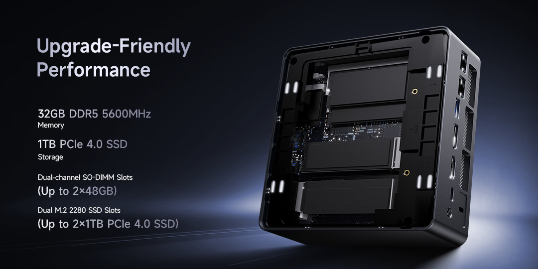 CHUWI AuBox Ai365 RAM SSD actualizable