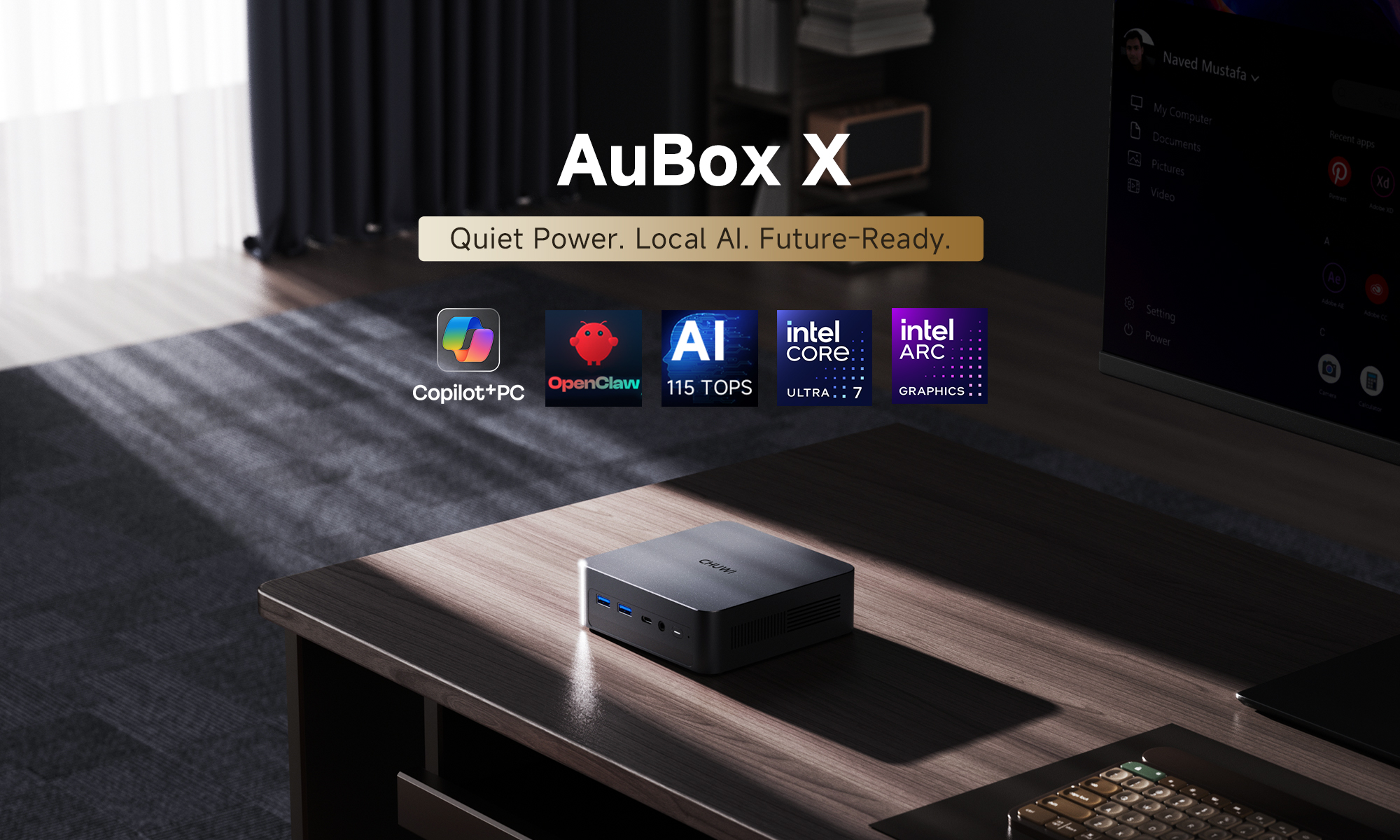 CHUWI AuBox X AI Mini PC