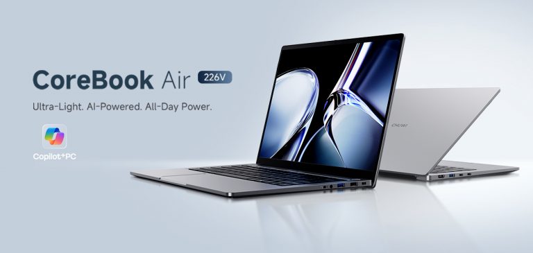 CHUWI Launches New CoreBook Air: A Copilot+ PC with 2.8K Display & Intel Lunar Lake