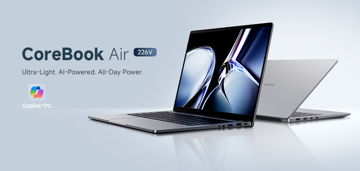 CHUWI Launches New CoreBook Air: A Copilot+ PC with 2.8K Display & Intel Lunar Lake
